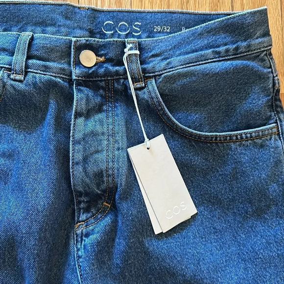 COS sz 29 jeans NWT Regular Mid Rose Tapered Leg new condition zip fly - Picture 6 of 7